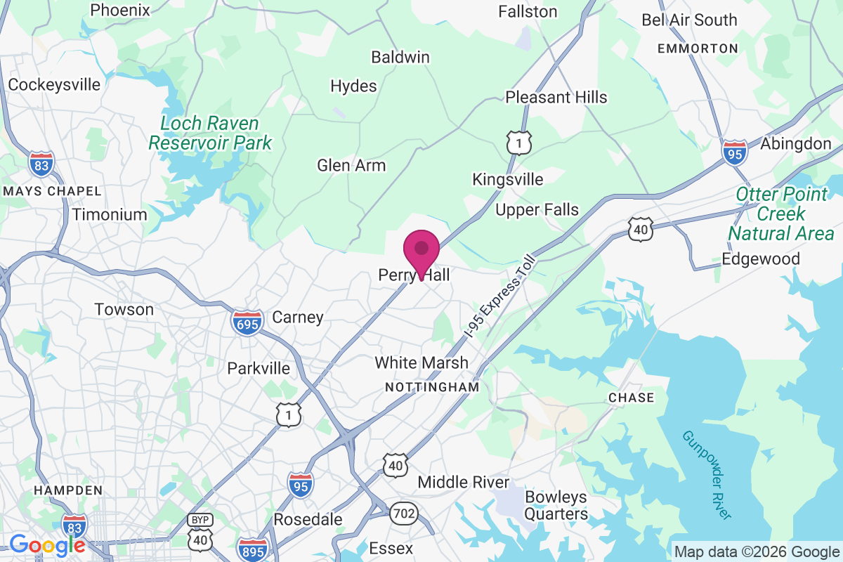Perry Hall Estates map