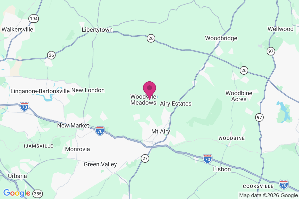 Woodville Meadows map