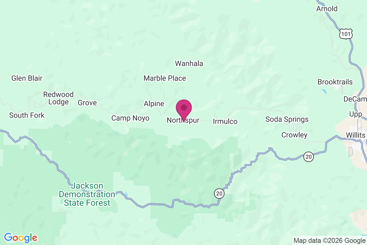 Northspur map