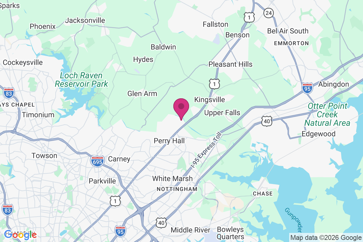 Perry Hall Manor map