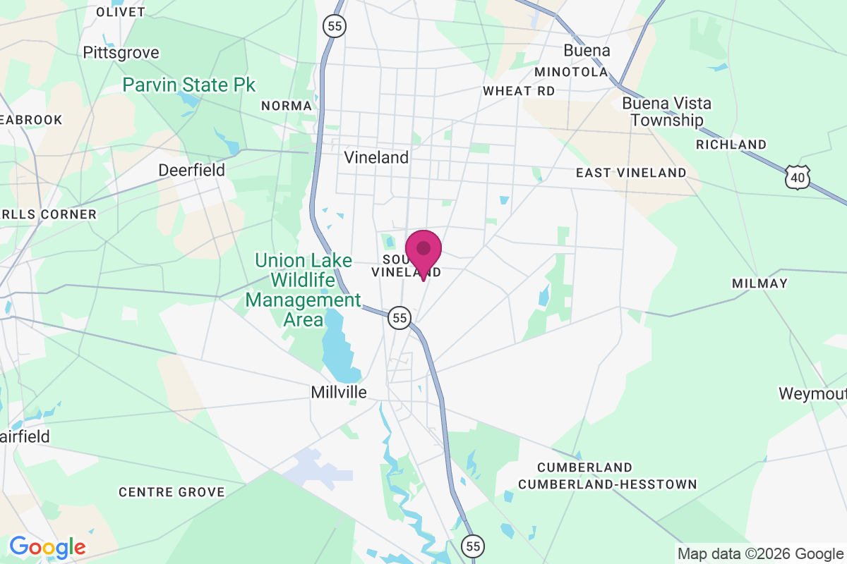 South Vineland map