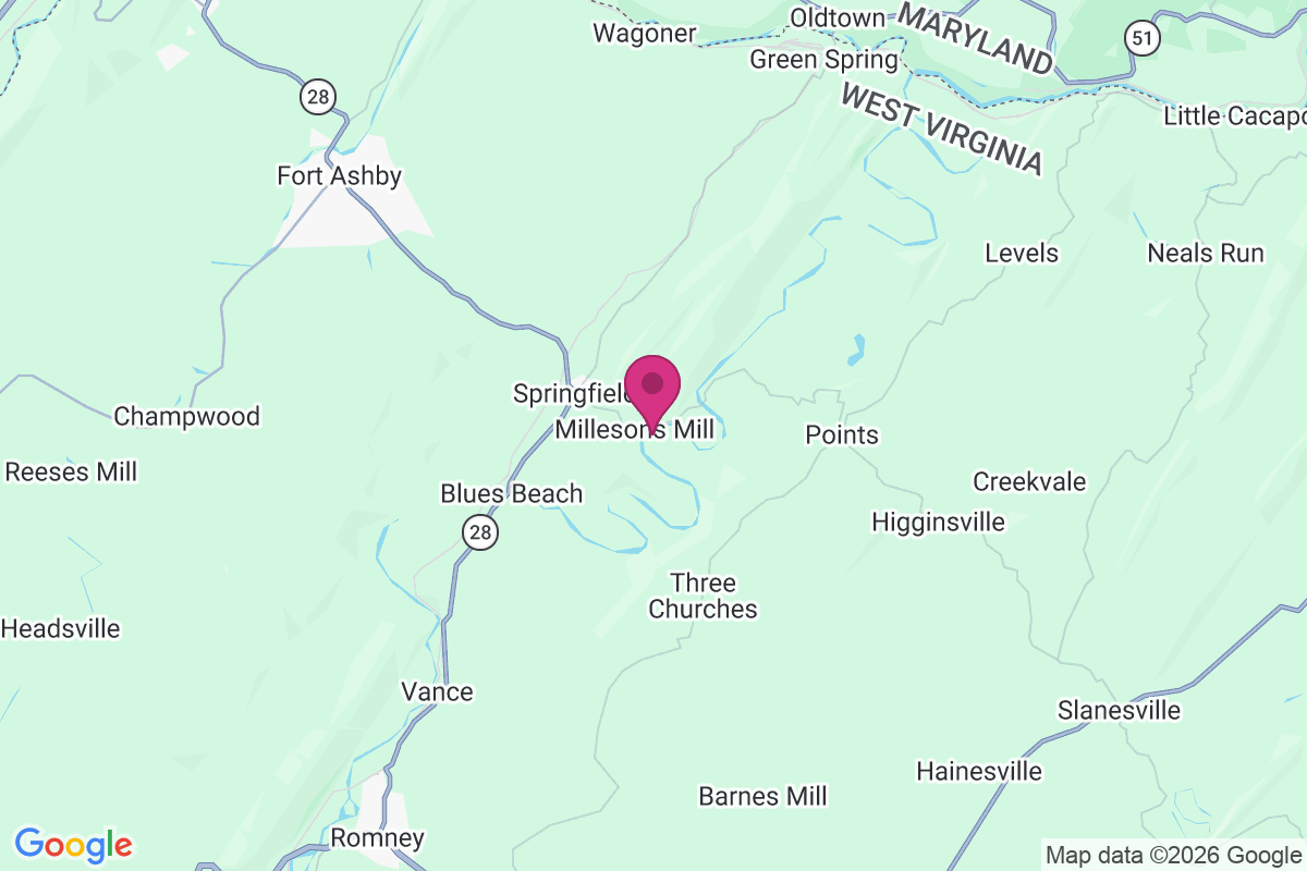 Millesons Mill map
