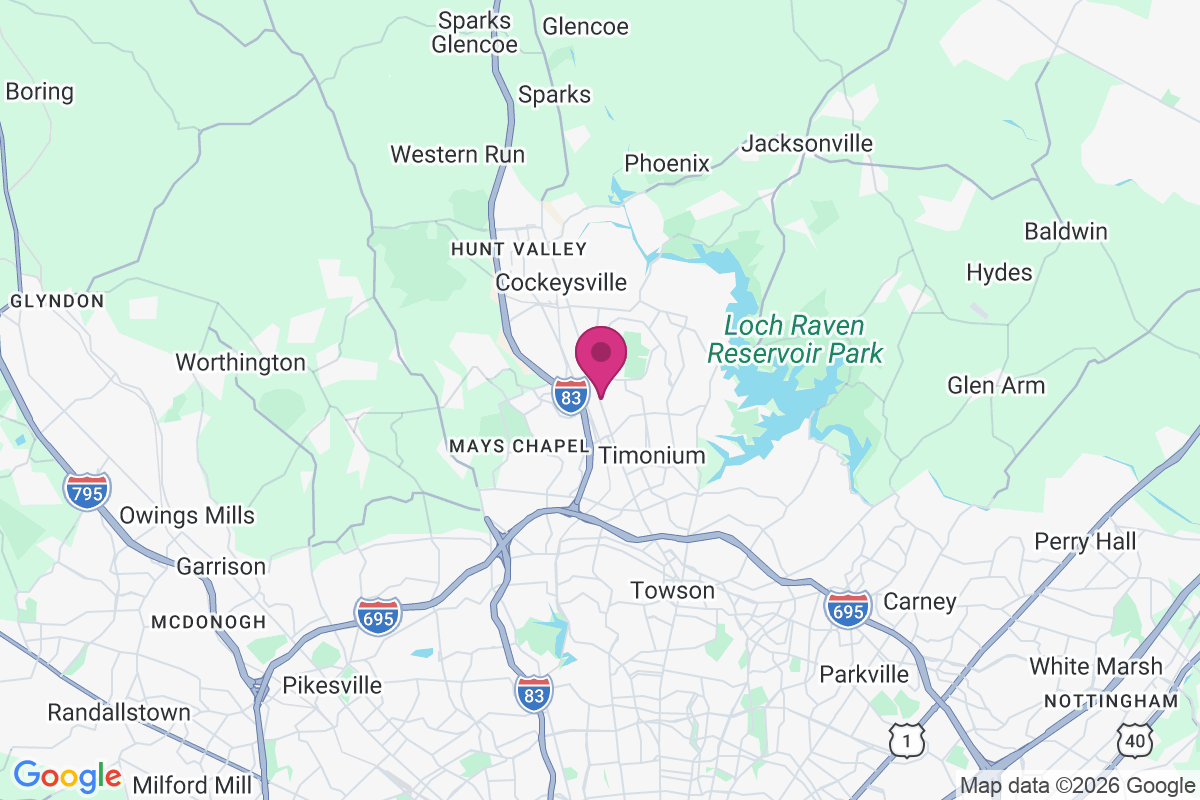 Timonium Heights map