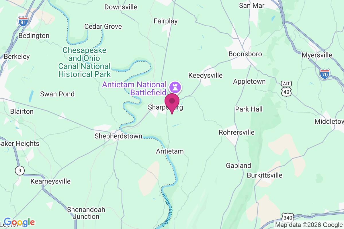 Sharpsburg map