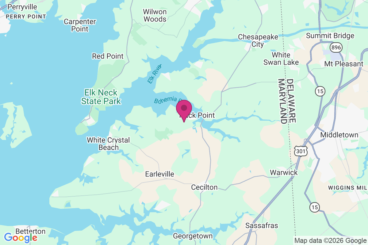 Hacks Point Acres map