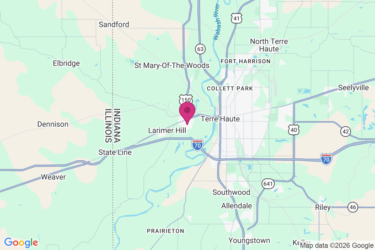 West Terre Haute map