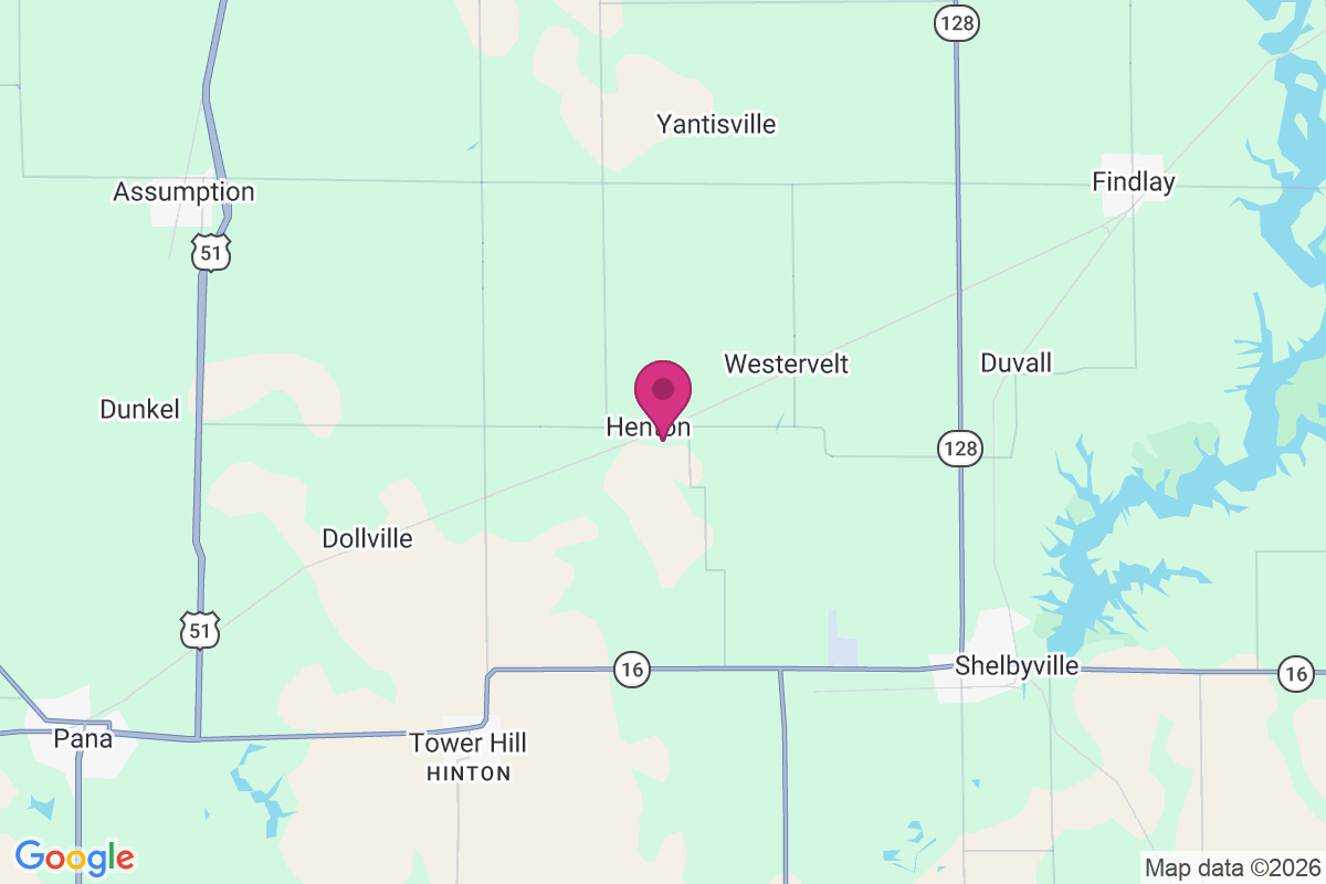 Henton map