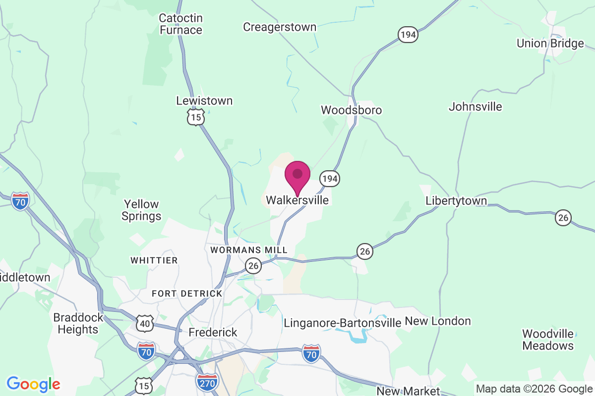 Walkersville map