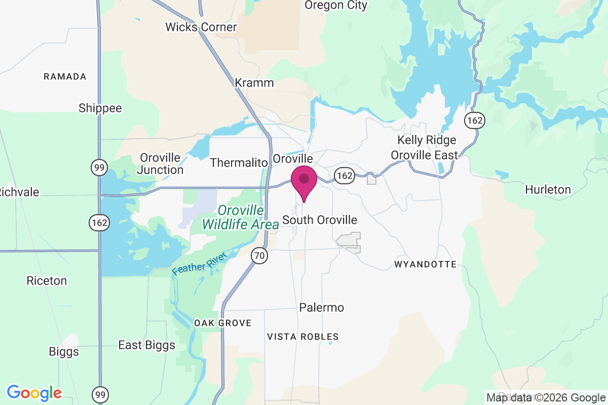 South Oroville map