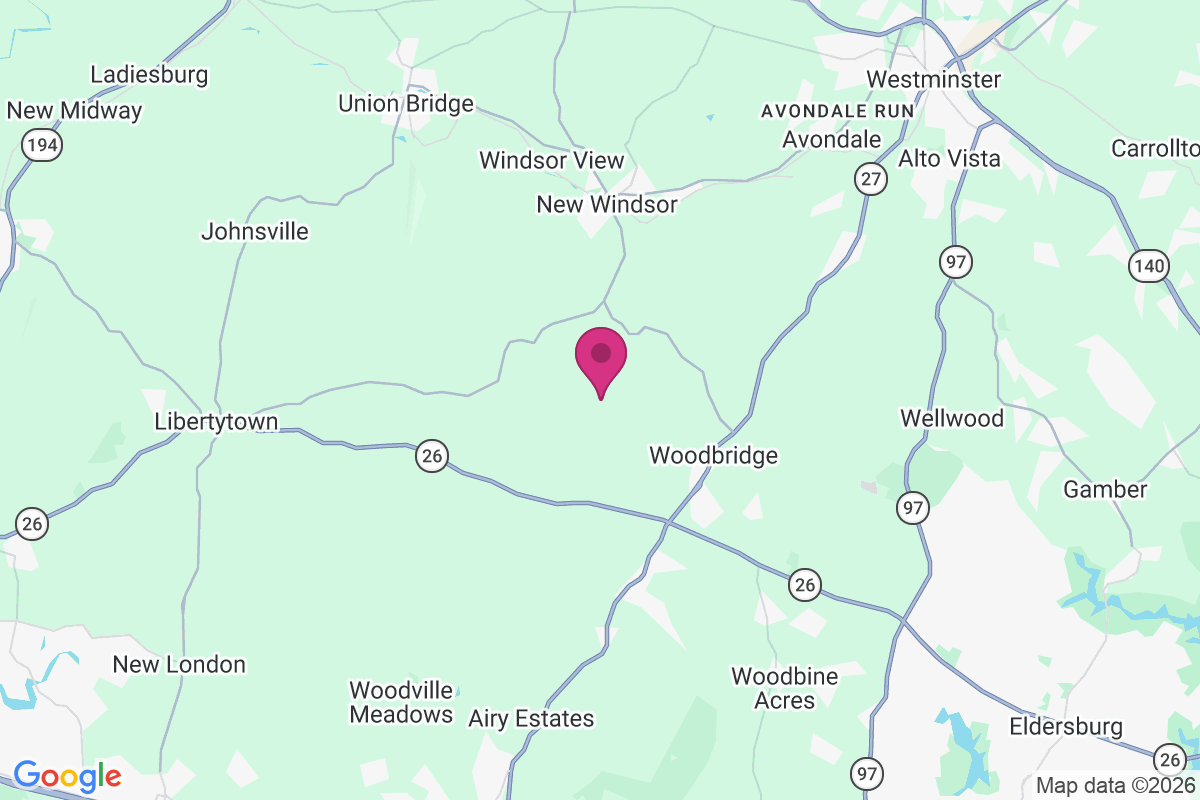 Sams Creek map