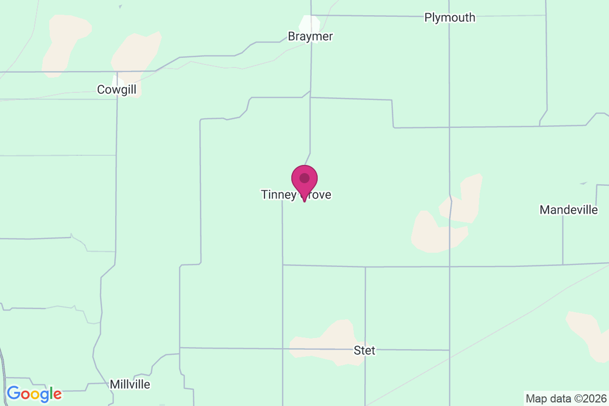 Tinney Grove map