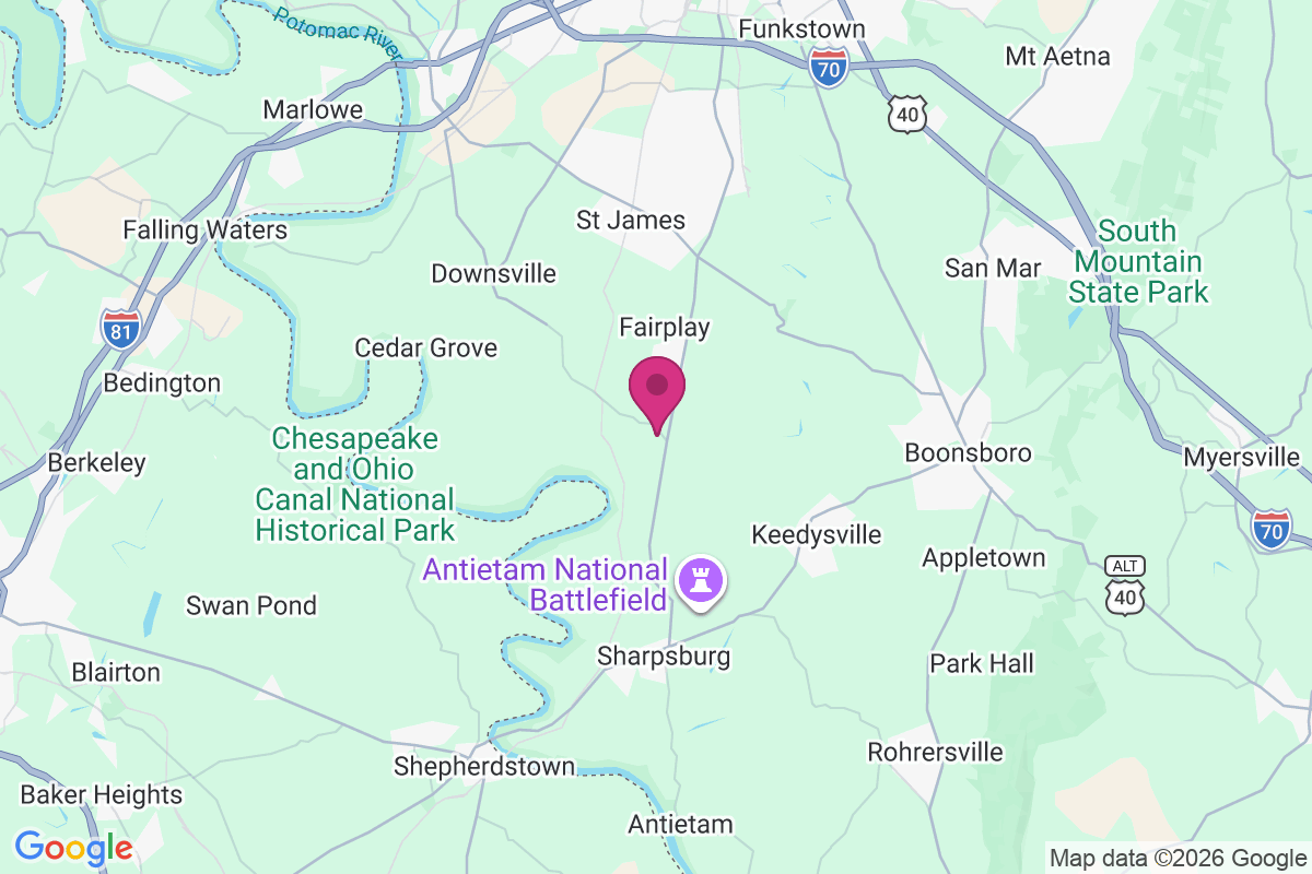 Bakersville map