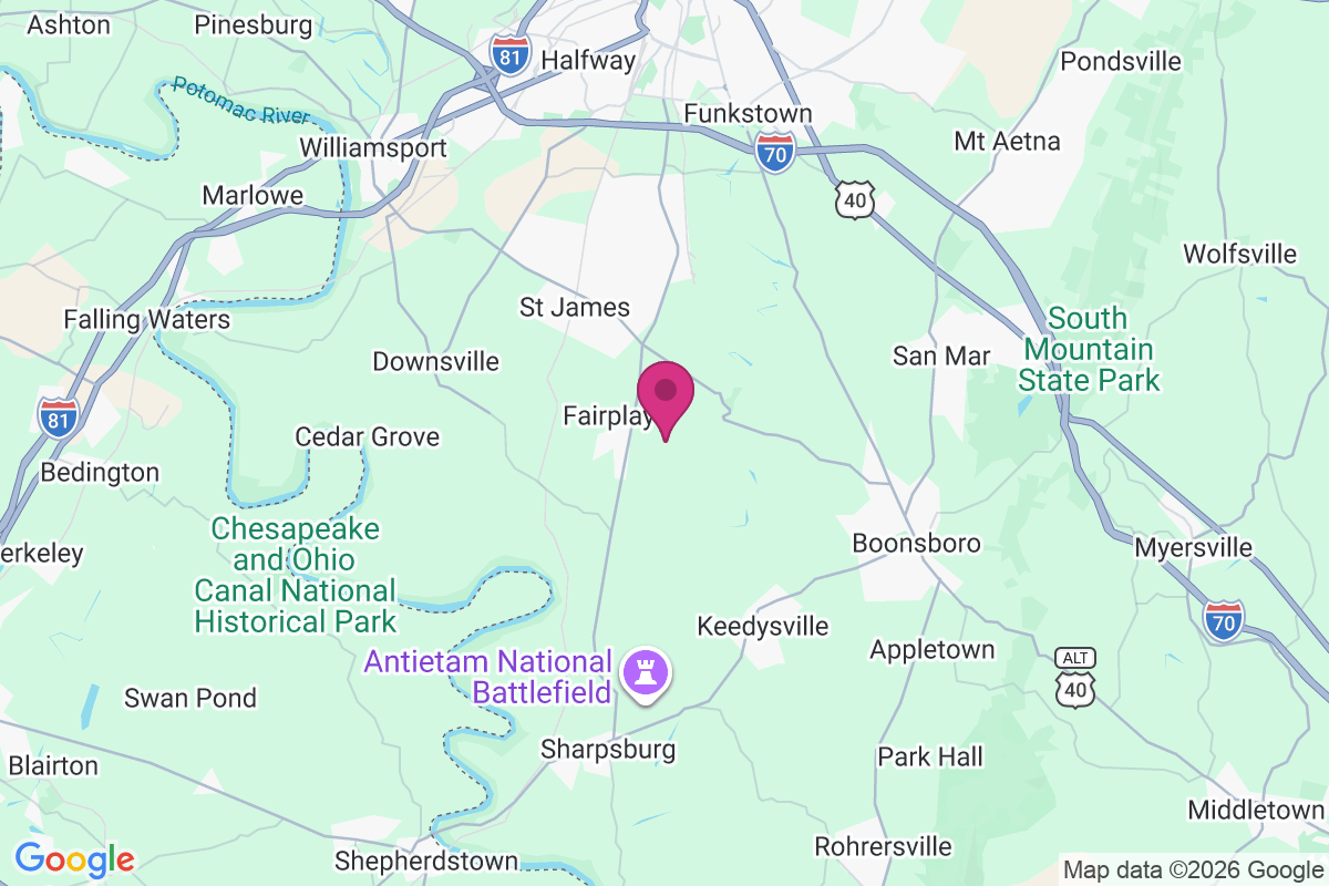Emmertsville map
