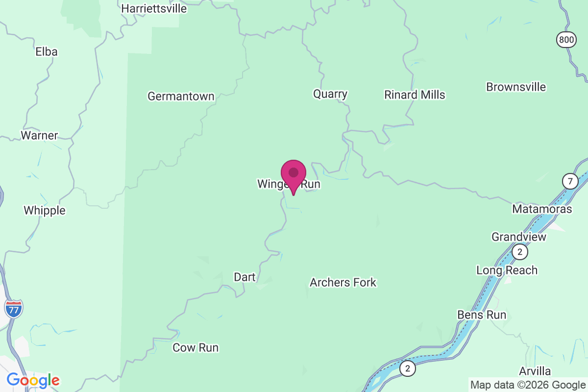 Wingett Run map