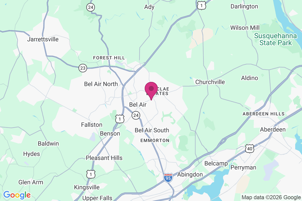 Harford Woods map