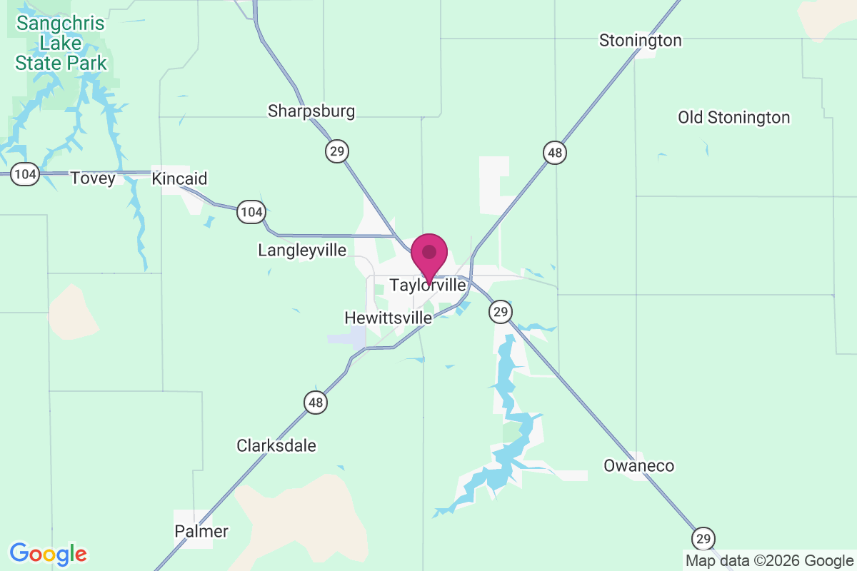 Taylorville map