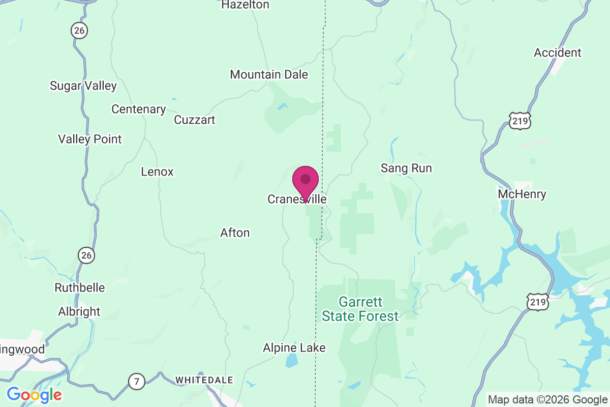 Cranesville map