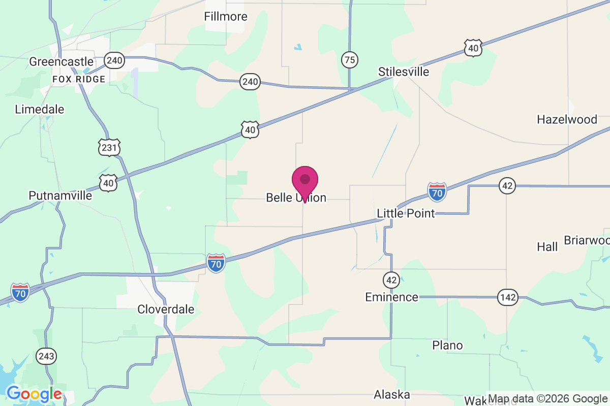 Belle Union map