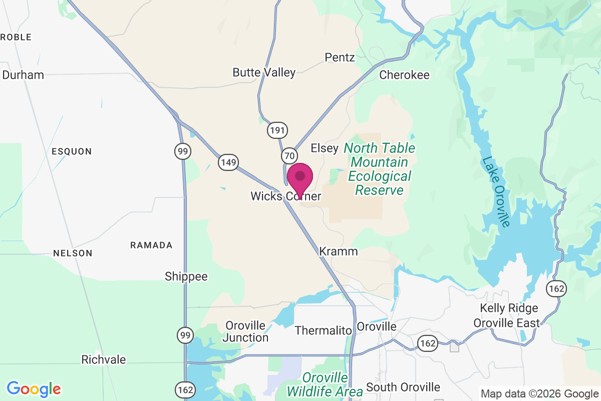 Wicks Corner map