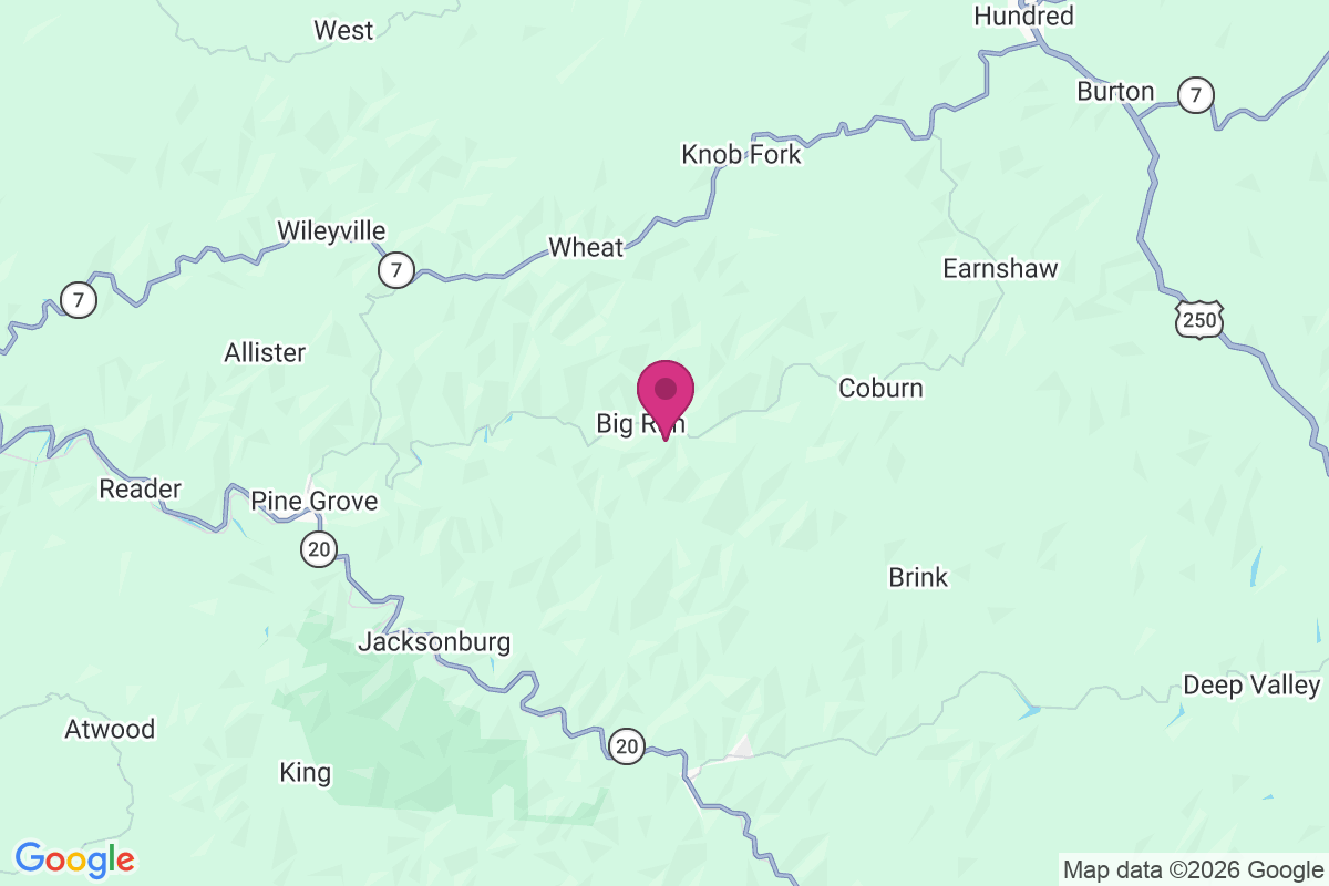 Big Run map