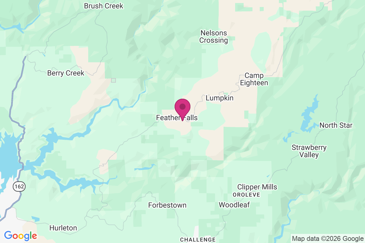 Feather Falls map