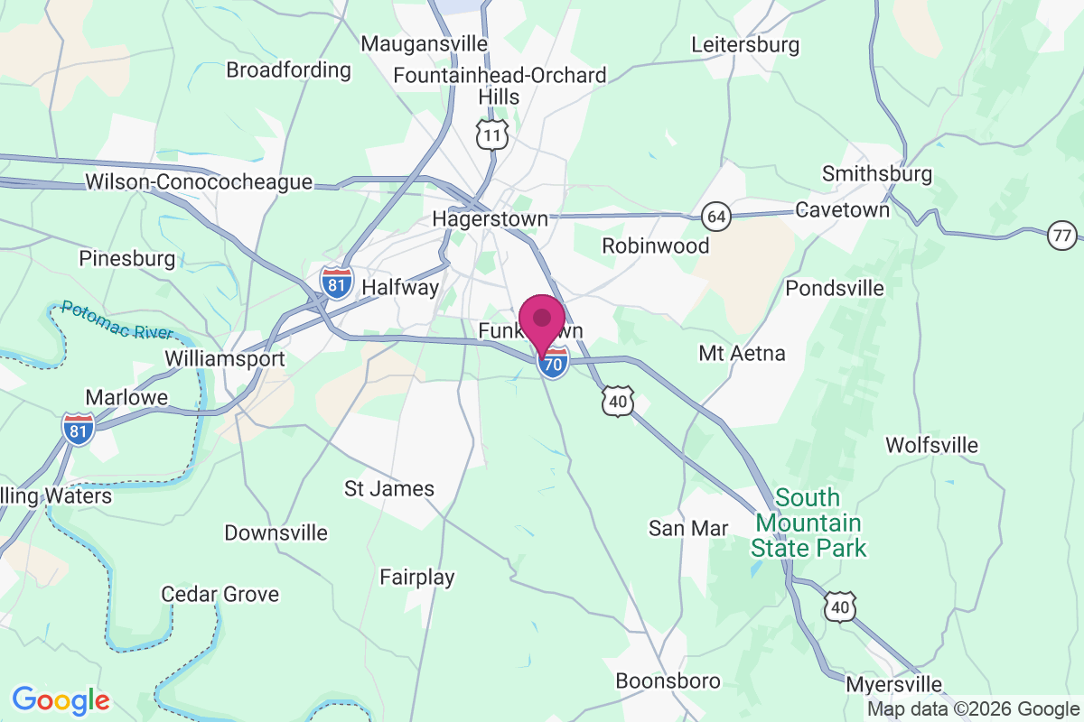 Funkstown map