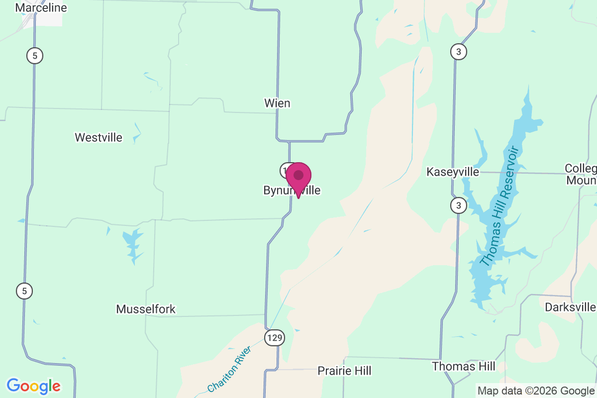 Bynumville map