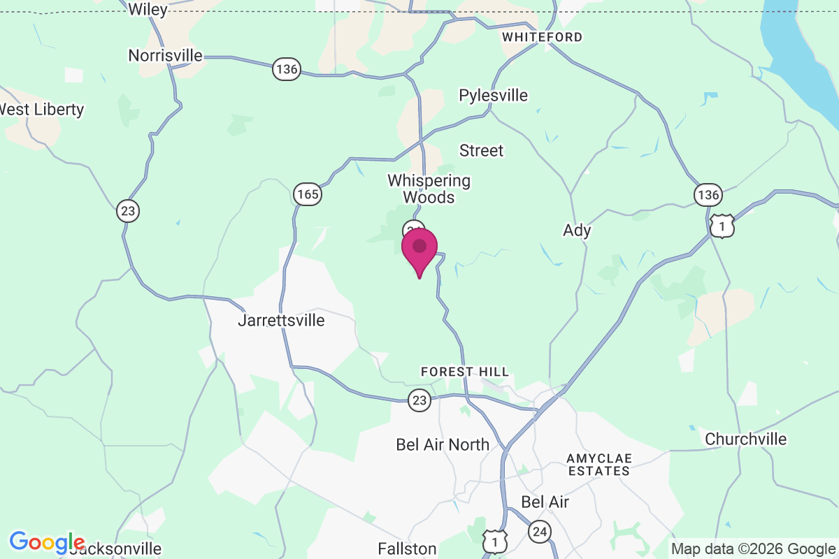 Chrome Hill Estates map