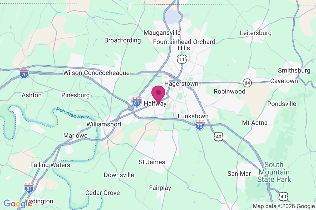 Greenberry Hills map