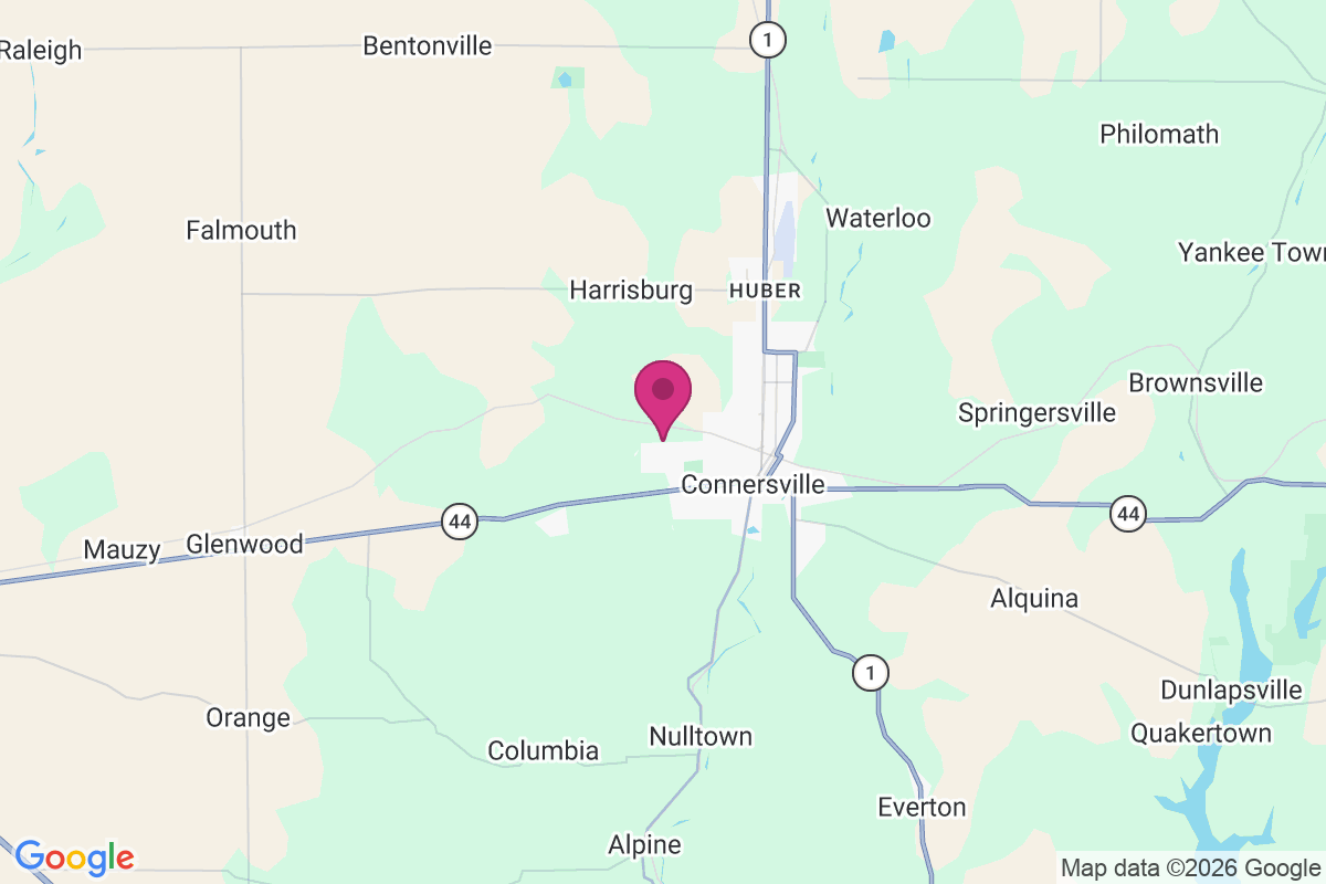 Tyner Crossing map