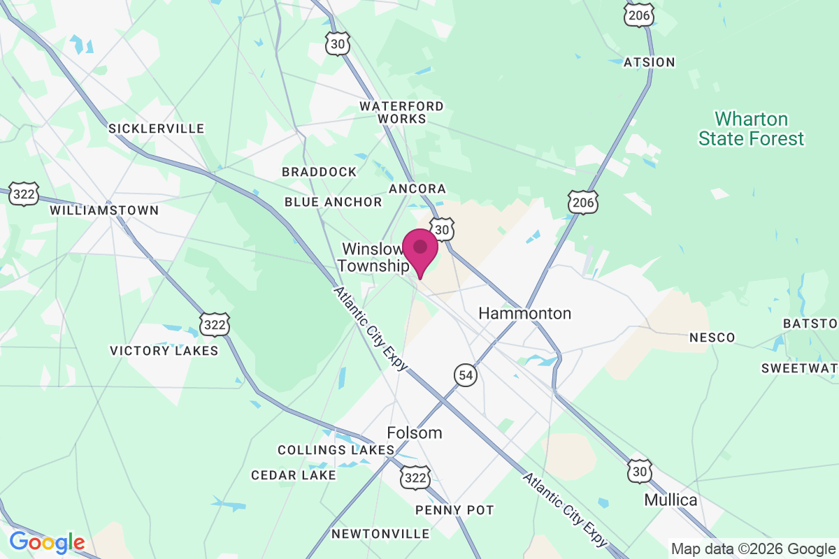 Winslow Junction map