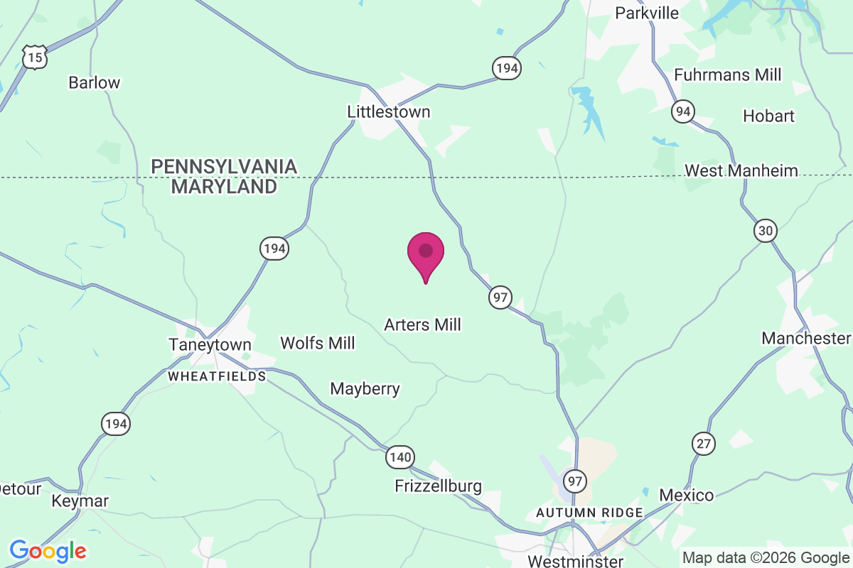 Arters Mill Estates map
