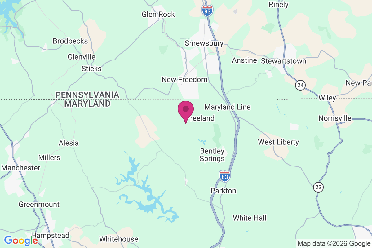 Freeland Farms map