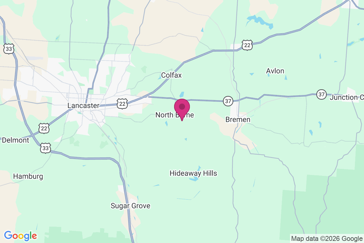 North Berne map