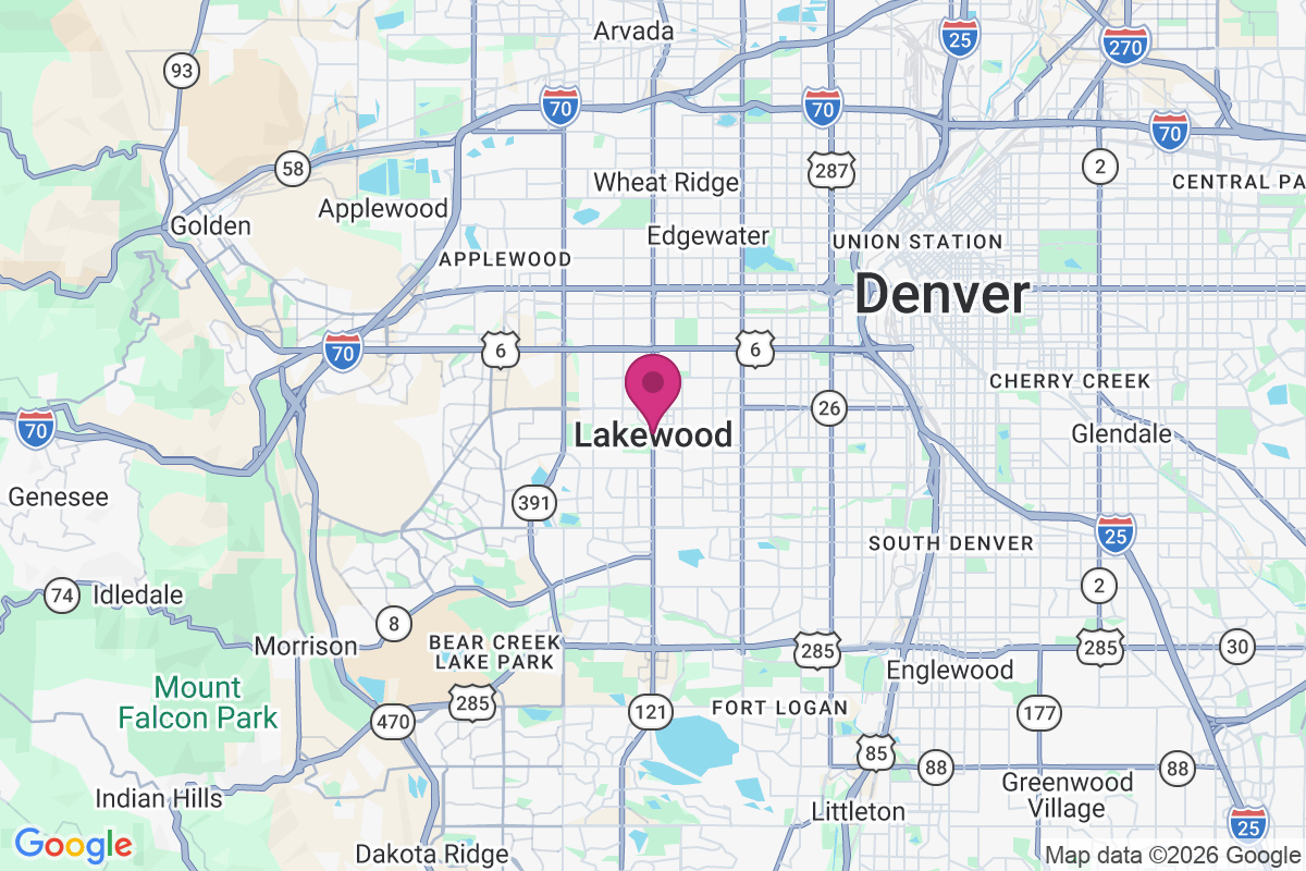 Lakewood map