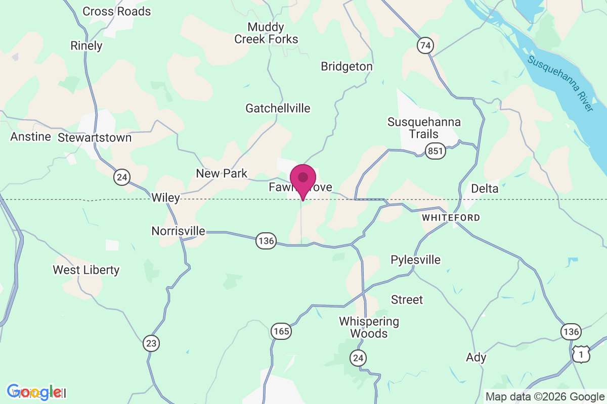 Fawn Grove map