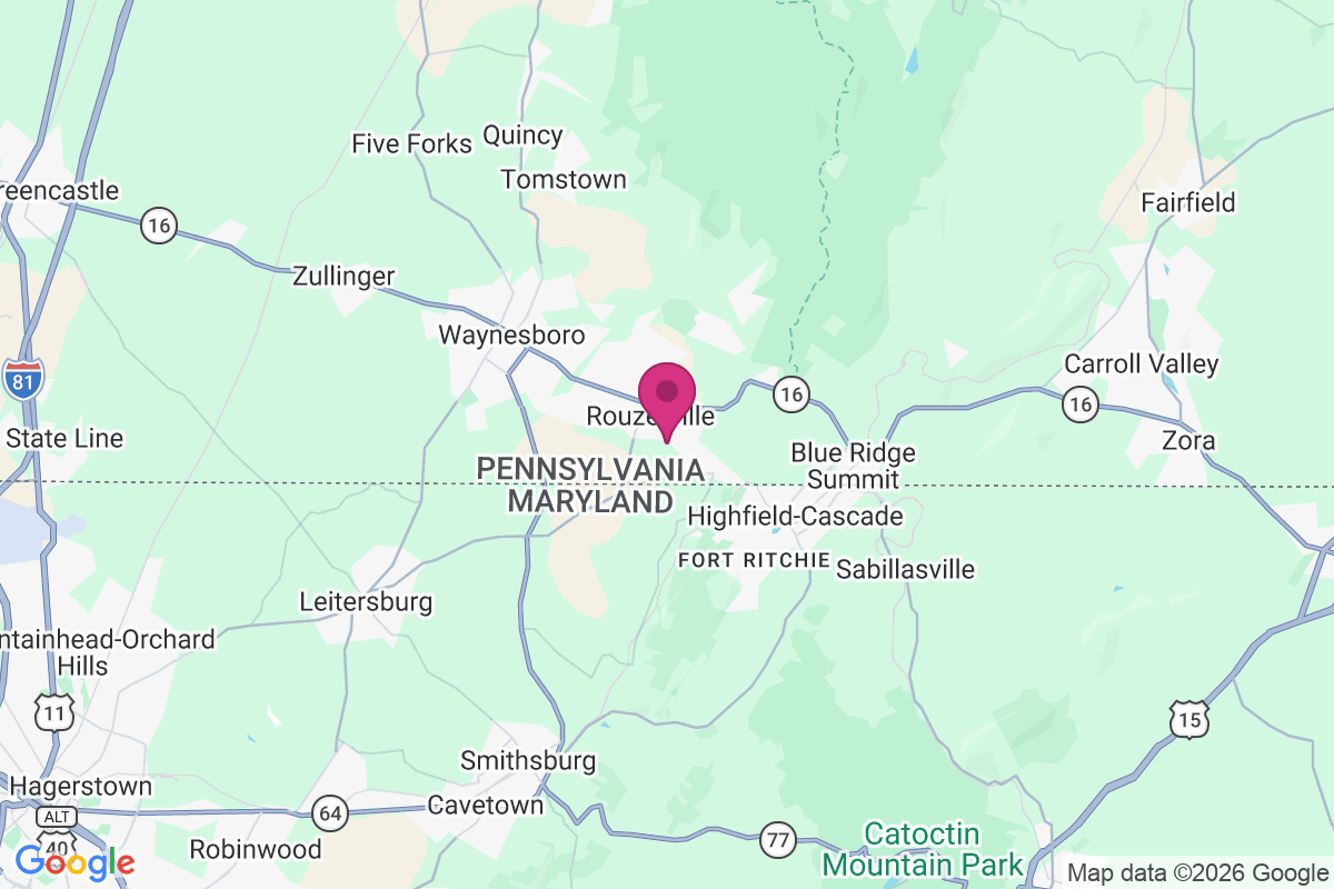 Rouzerville map