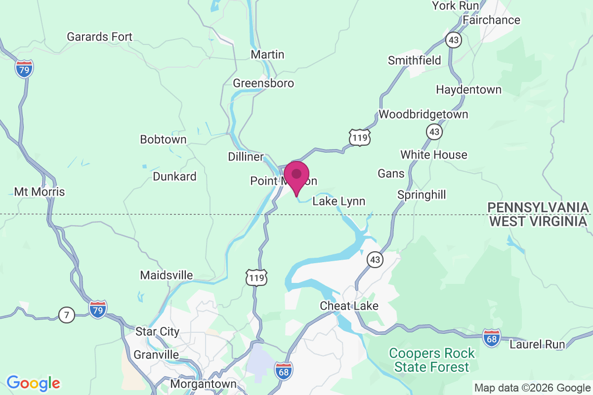 Point Marion map