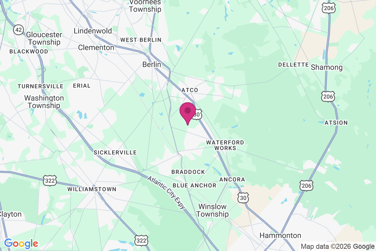 West Atco map