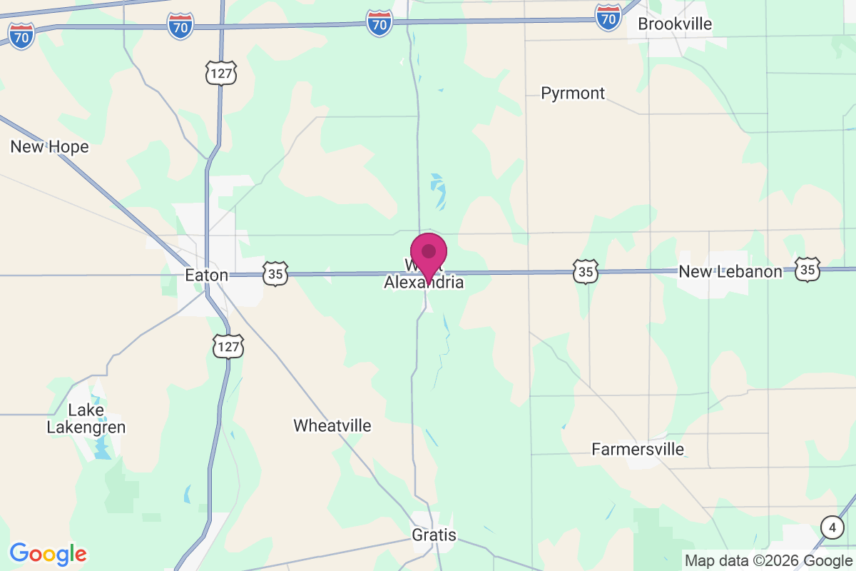 West Alexandria map
