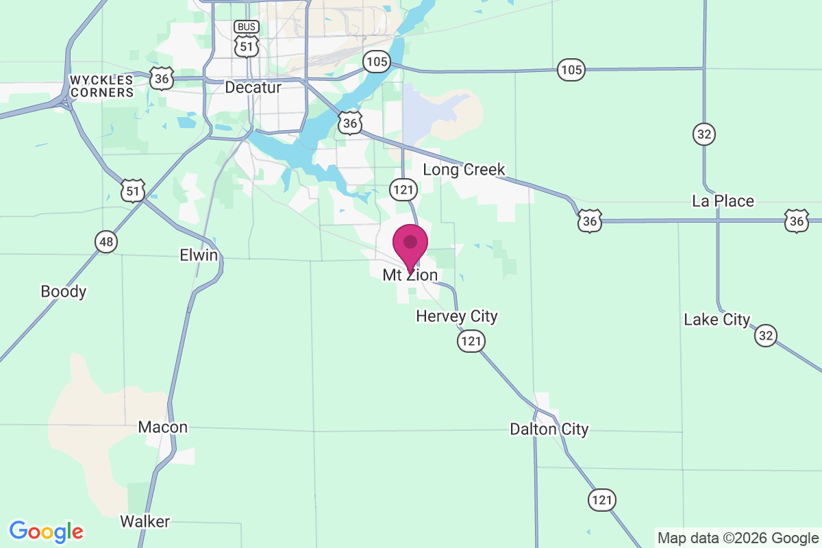 Mount Zion map