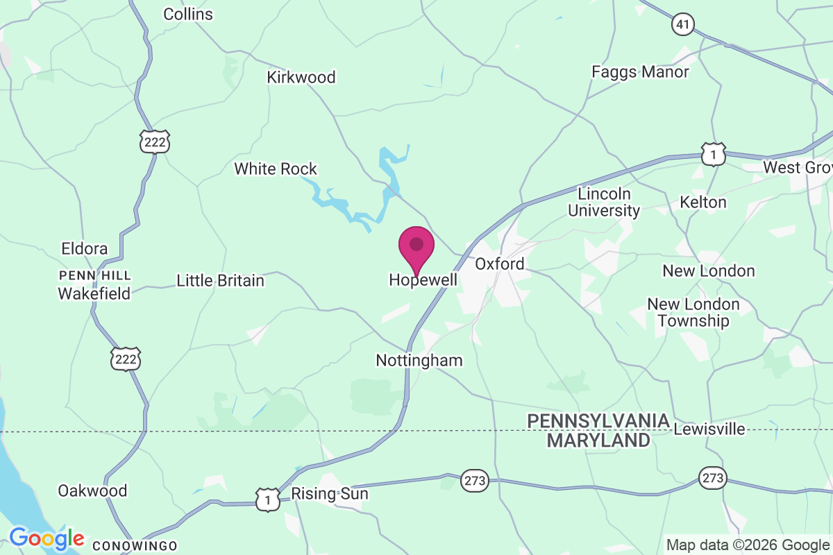 Lower Hopewell map