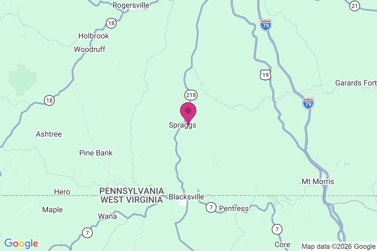 Spraggs map