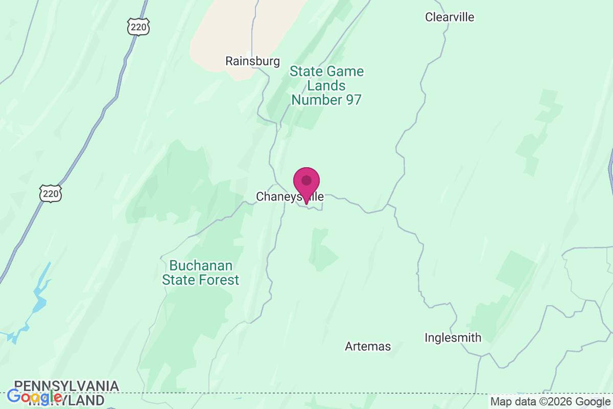 Chaneysville map