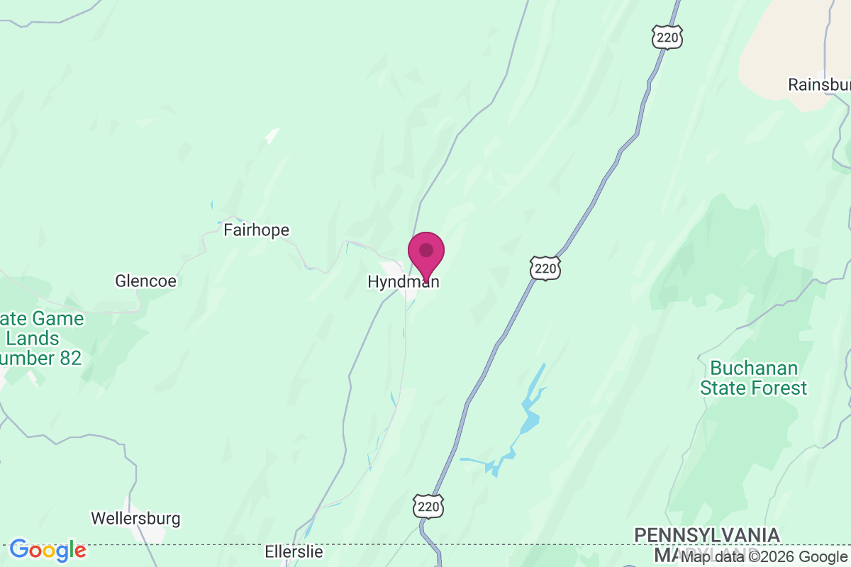 Hyndman map