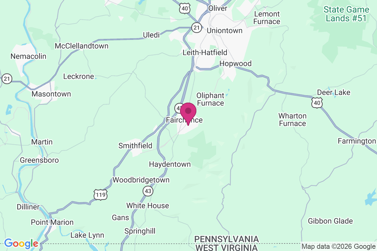Fairchance map