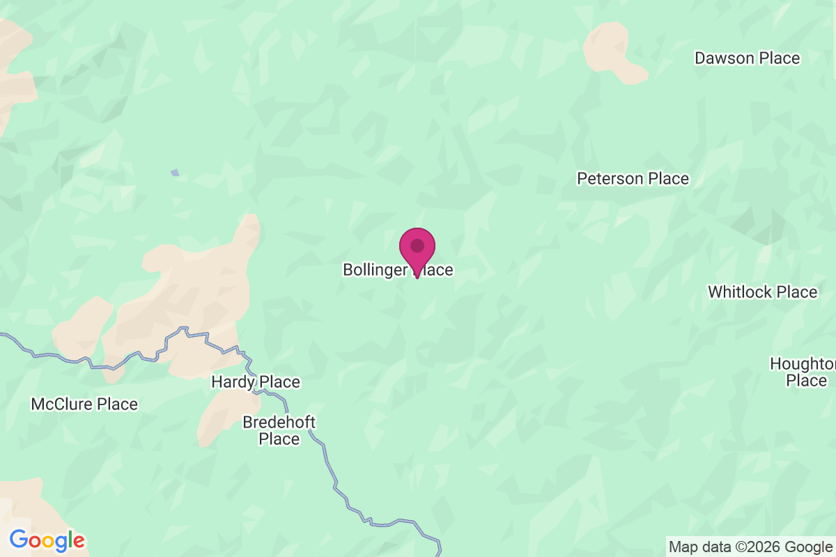 Bollinger Place map