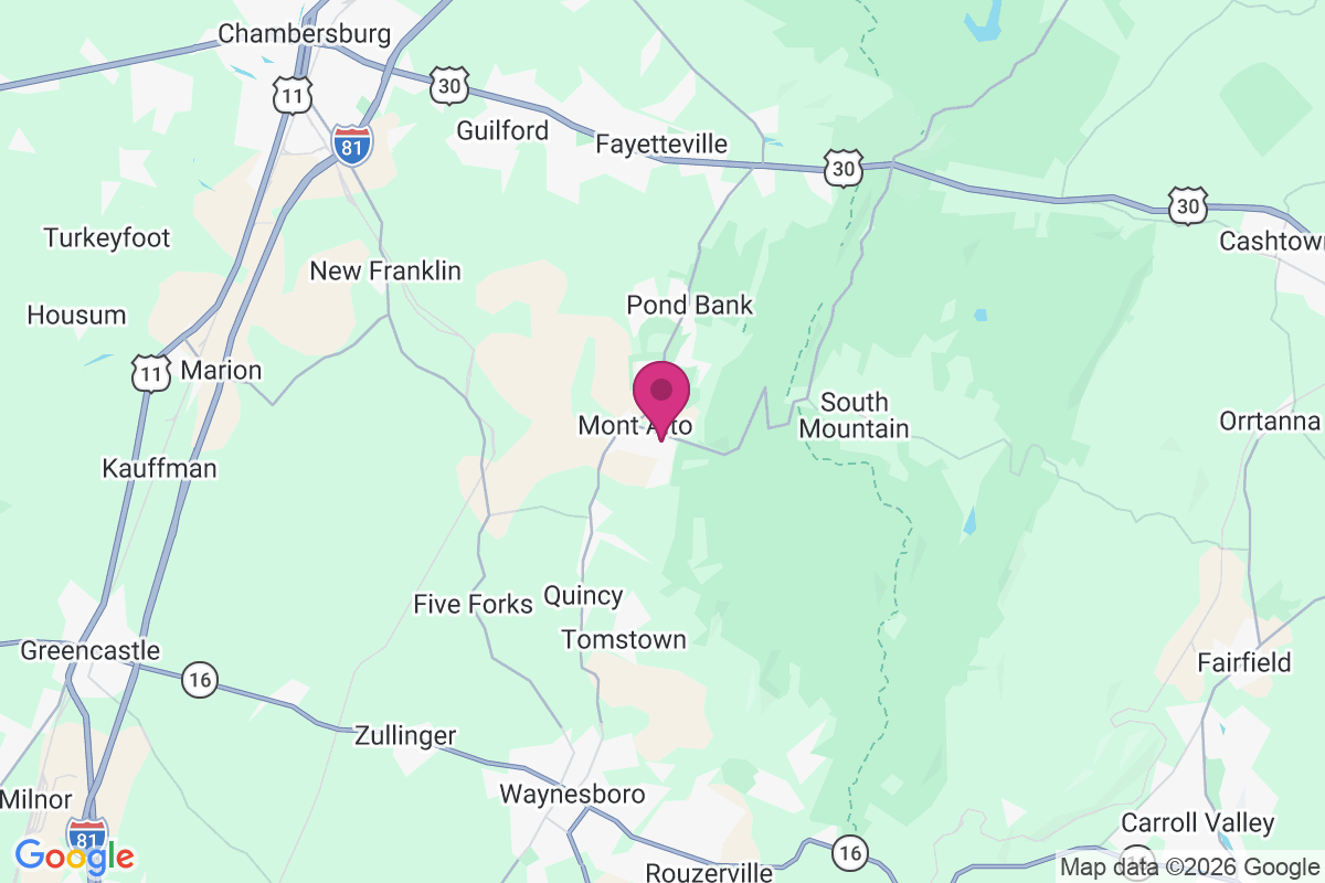 Mont Alto map