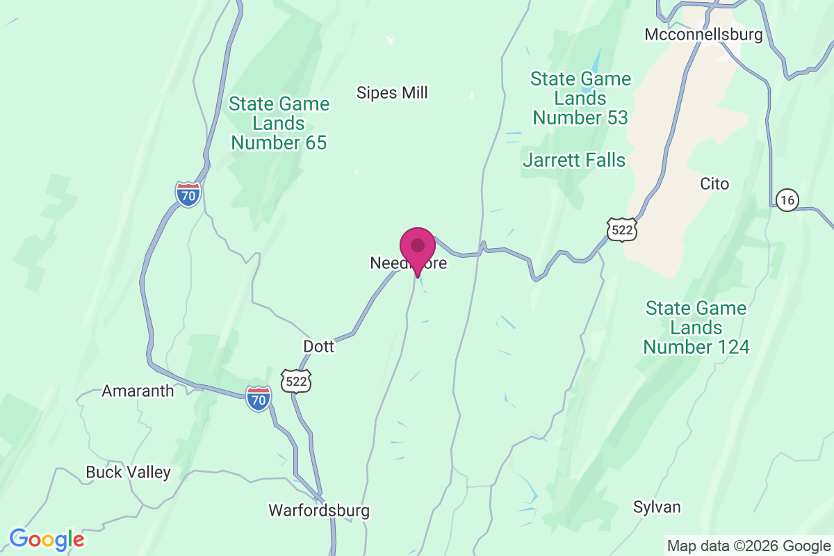 Needmore map
