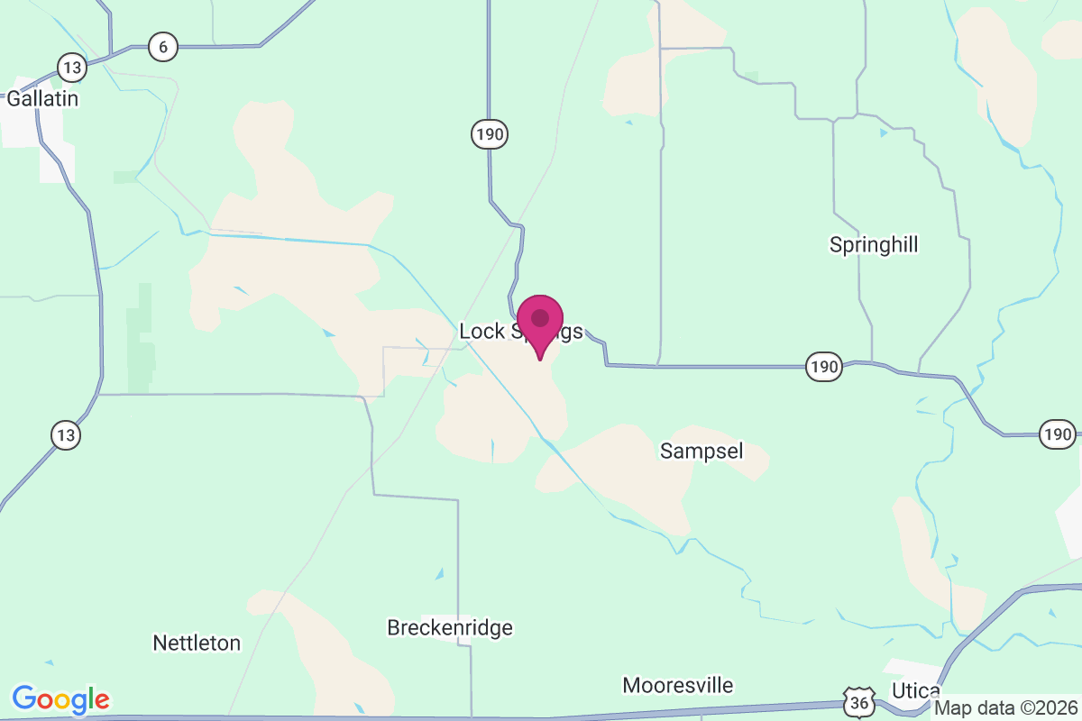 Lock Springs map
